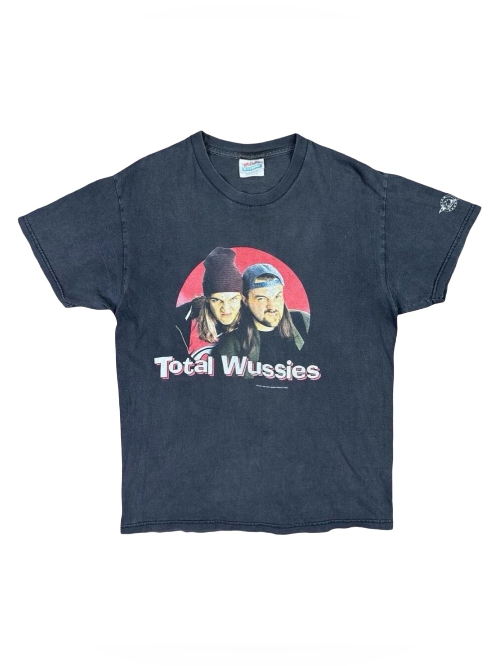 Vintage Hanes Jay & Silent Bob Total Wussies Movie Promo Tee - Size Medium